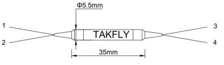 1X2 2X2 2000nm Fiber Optical Pm Polarization Maintaining Fused Filter Coupler