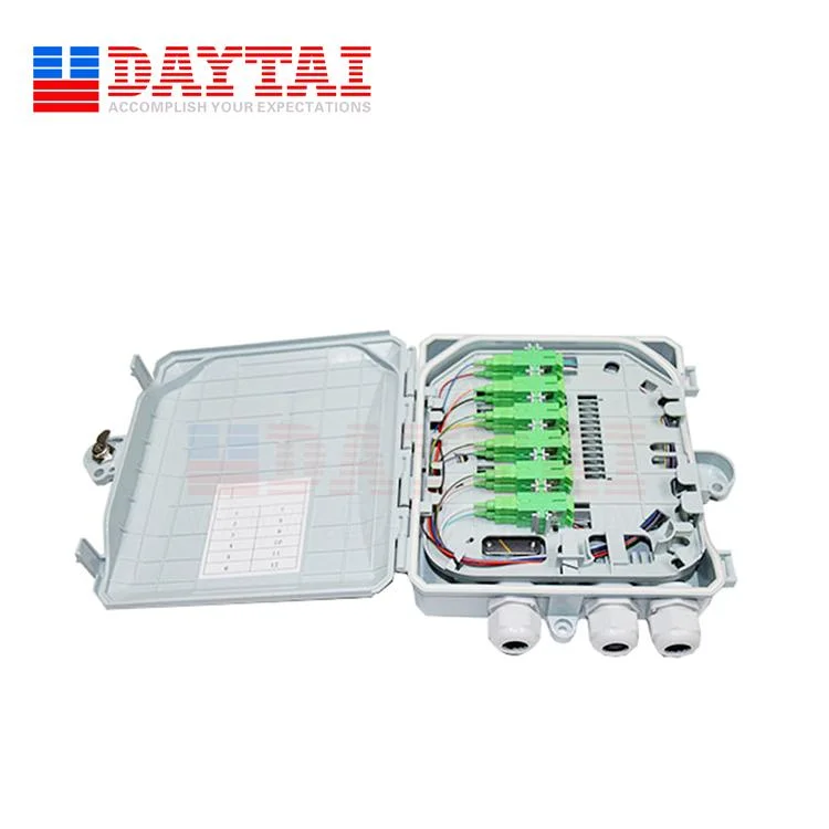 8 Core Fiber Optic Splice Junction Fiber Optical Distribution Nap Box Fiber Optic Termination Box FTTH Box