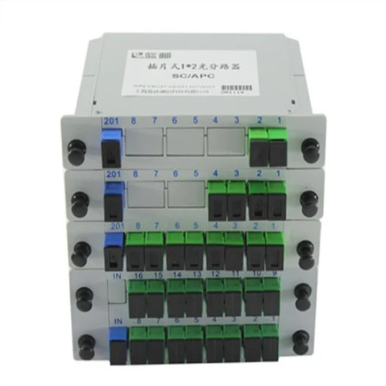 PLC 광섬유 분배기 Scapc Gpon 분배기 1X8 강관 Pon PLC 분배기